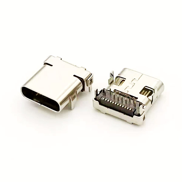USB TYPE C 24P板上；單殼 10.0；8.65長