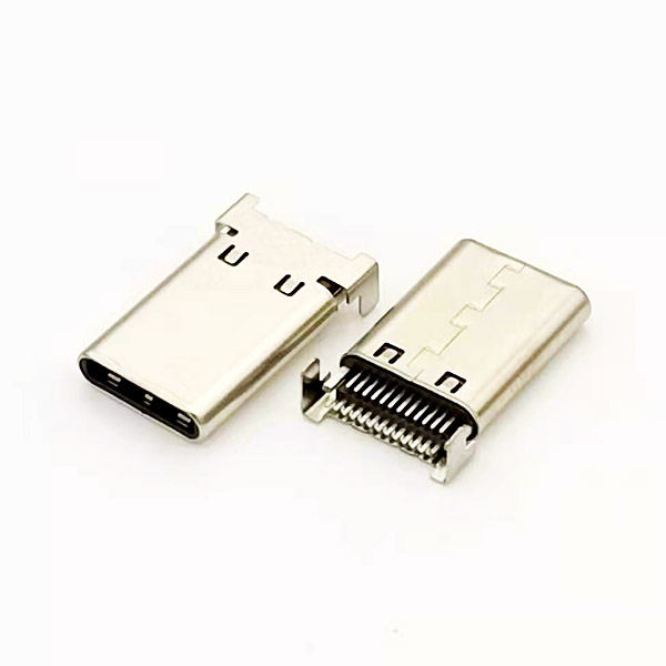 USB TYPE C 24全贴板端公头